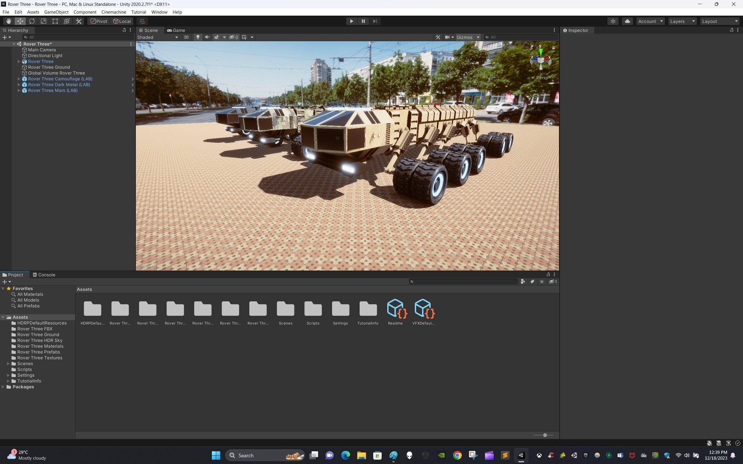 Rover Three Low-poly 3D model_12