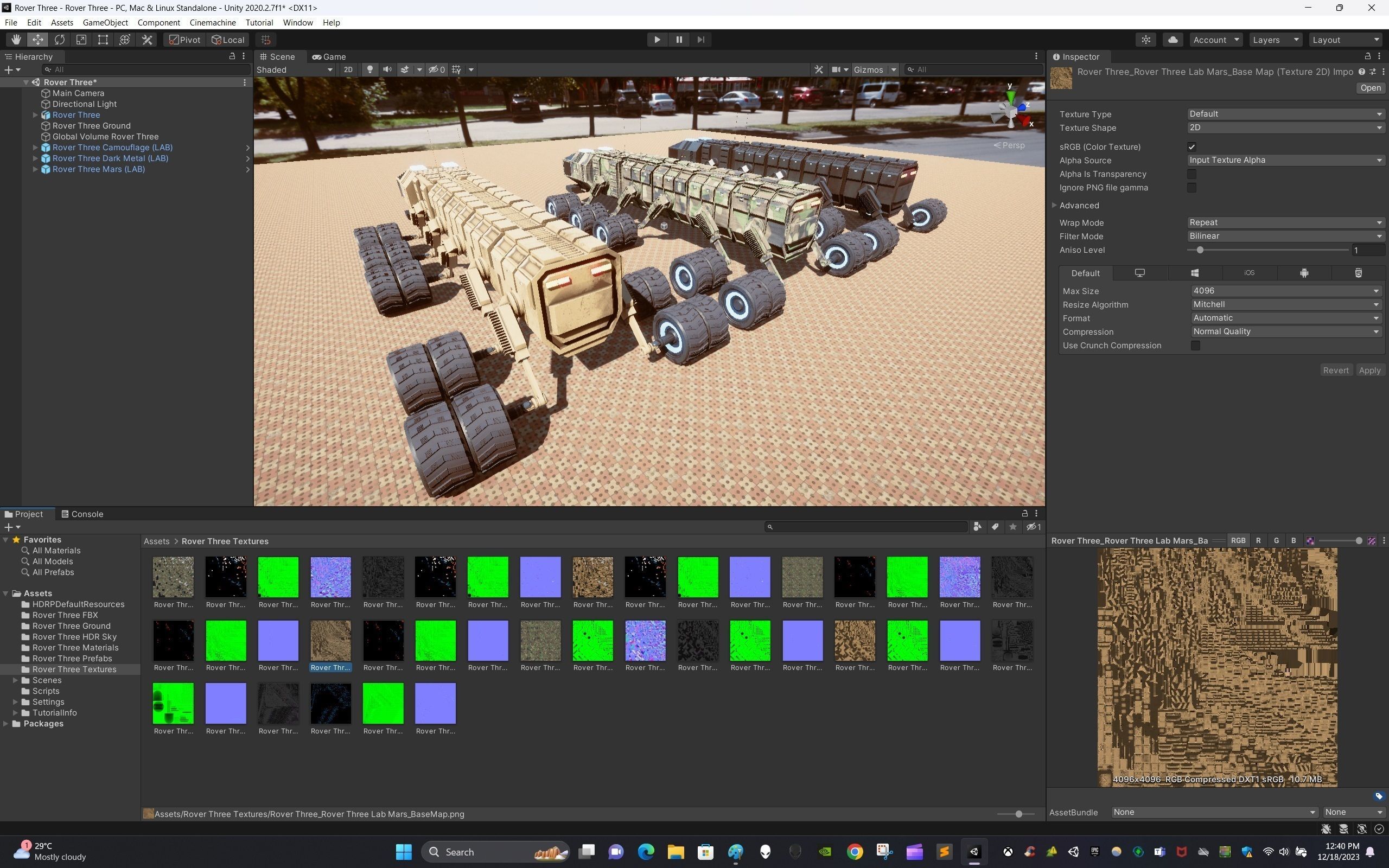 Rover Three Low-poly 3D model_13