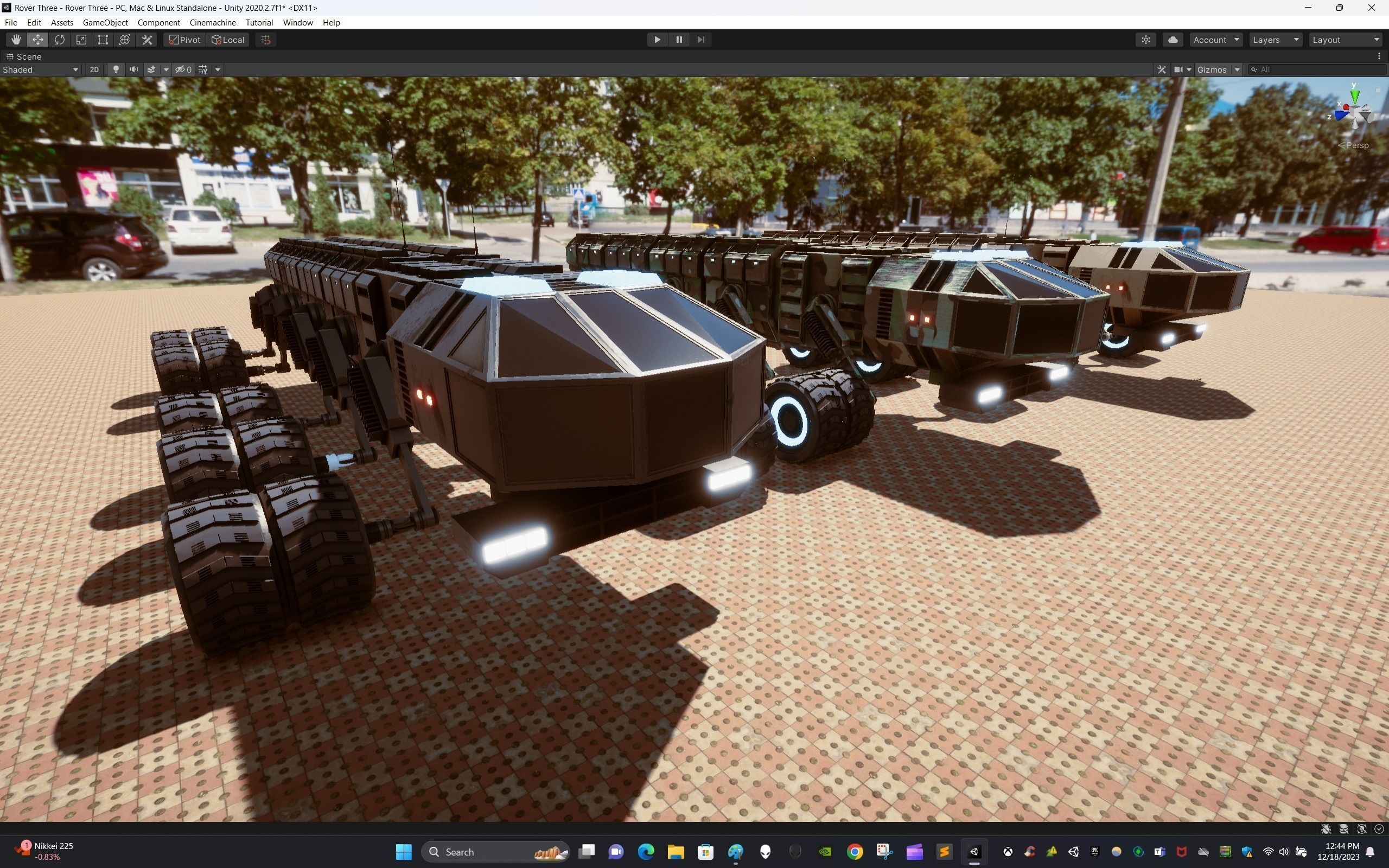 Rover Three Low-poly 3D model_20