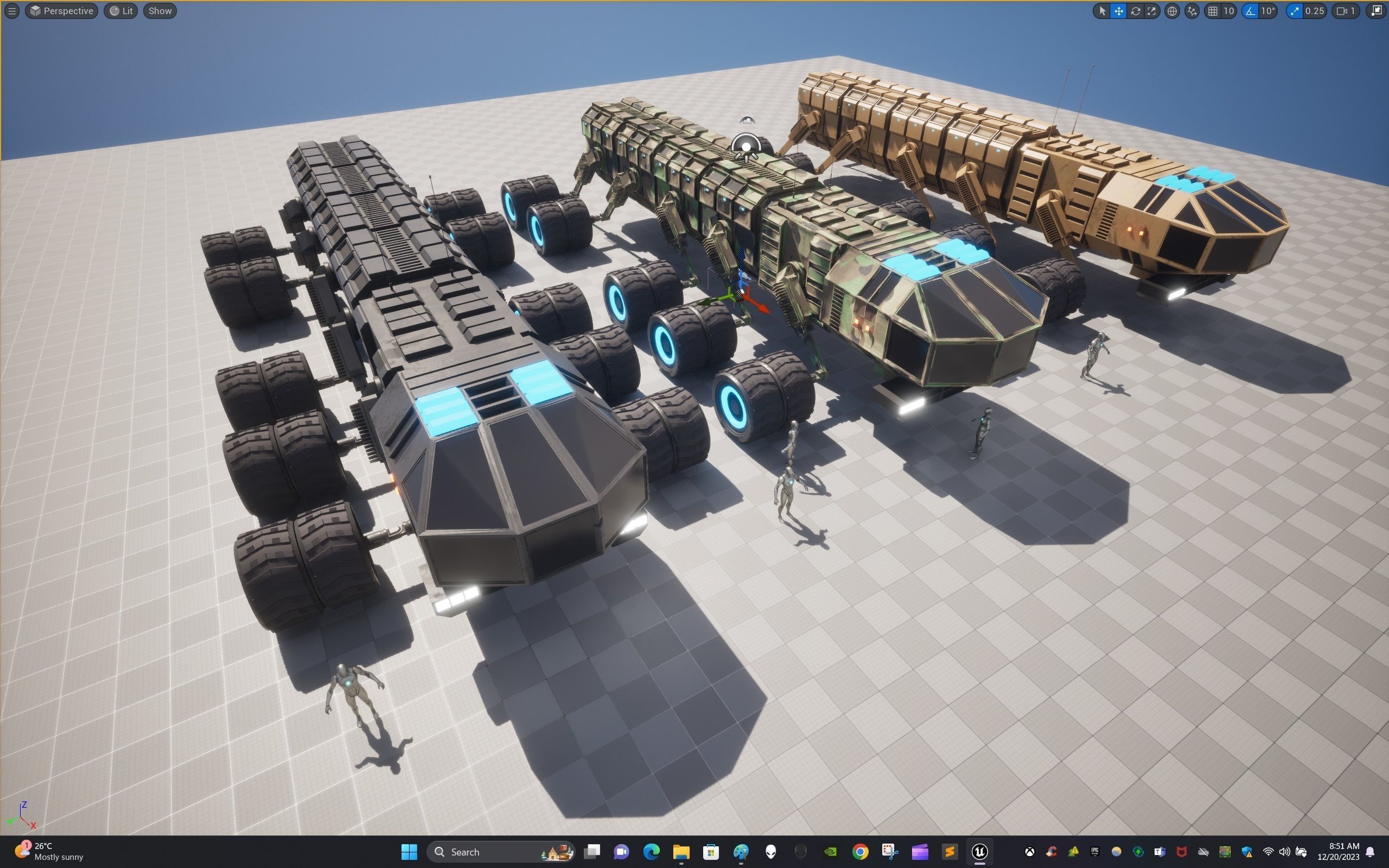 Rover Three Low-poly 3D model_29