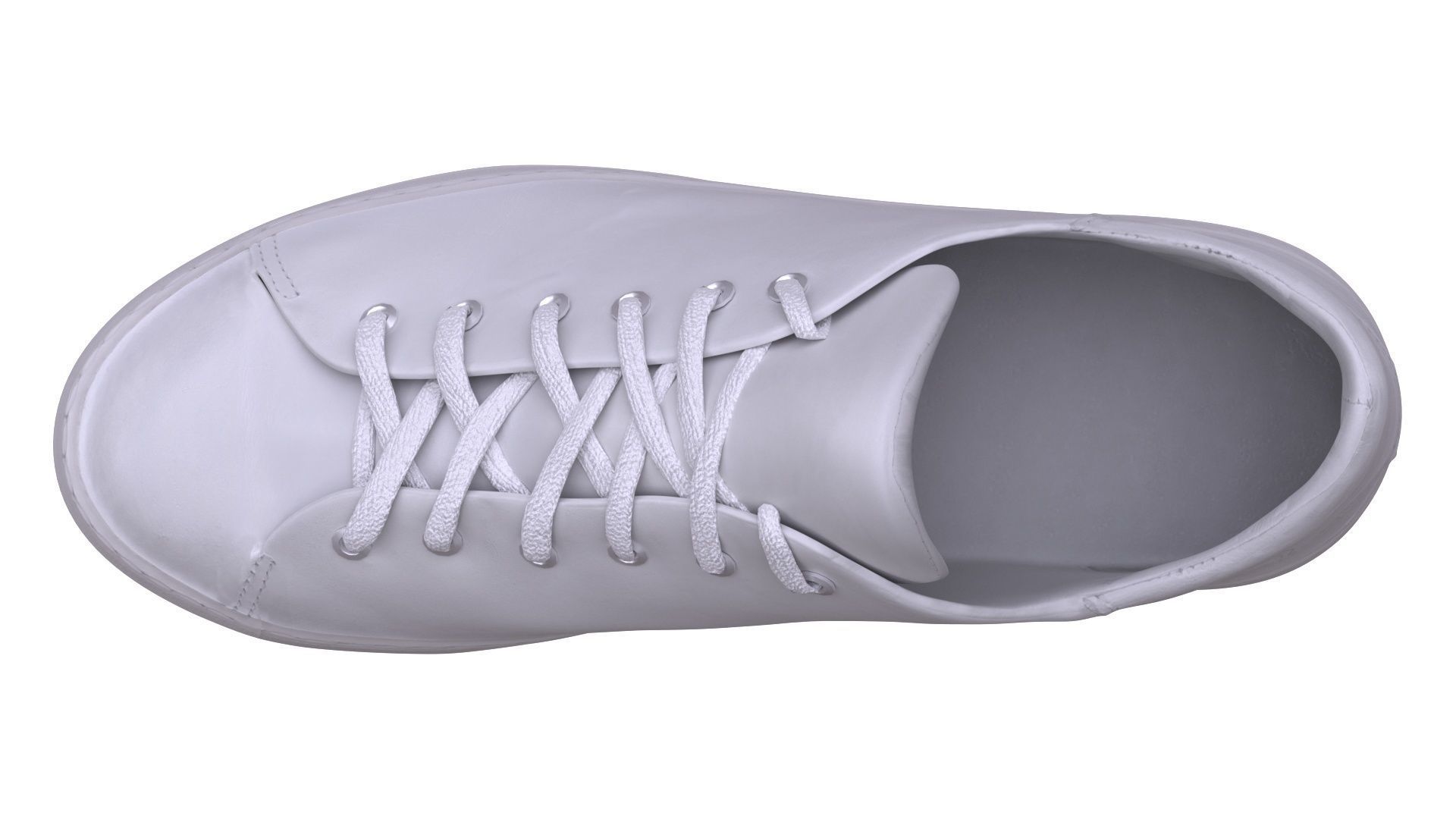 Sneakers Low-poly 3D model_8