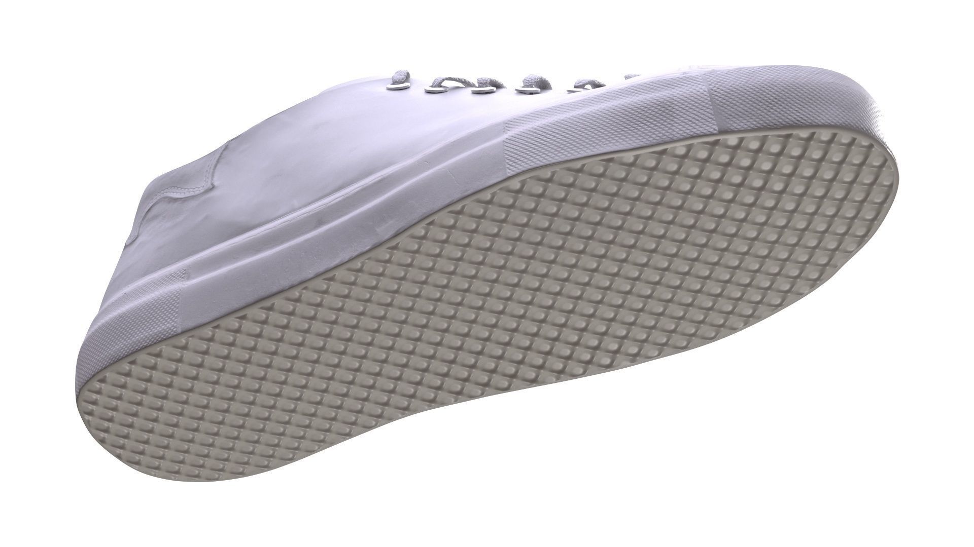 Sneakers Low-poly 3D model_5