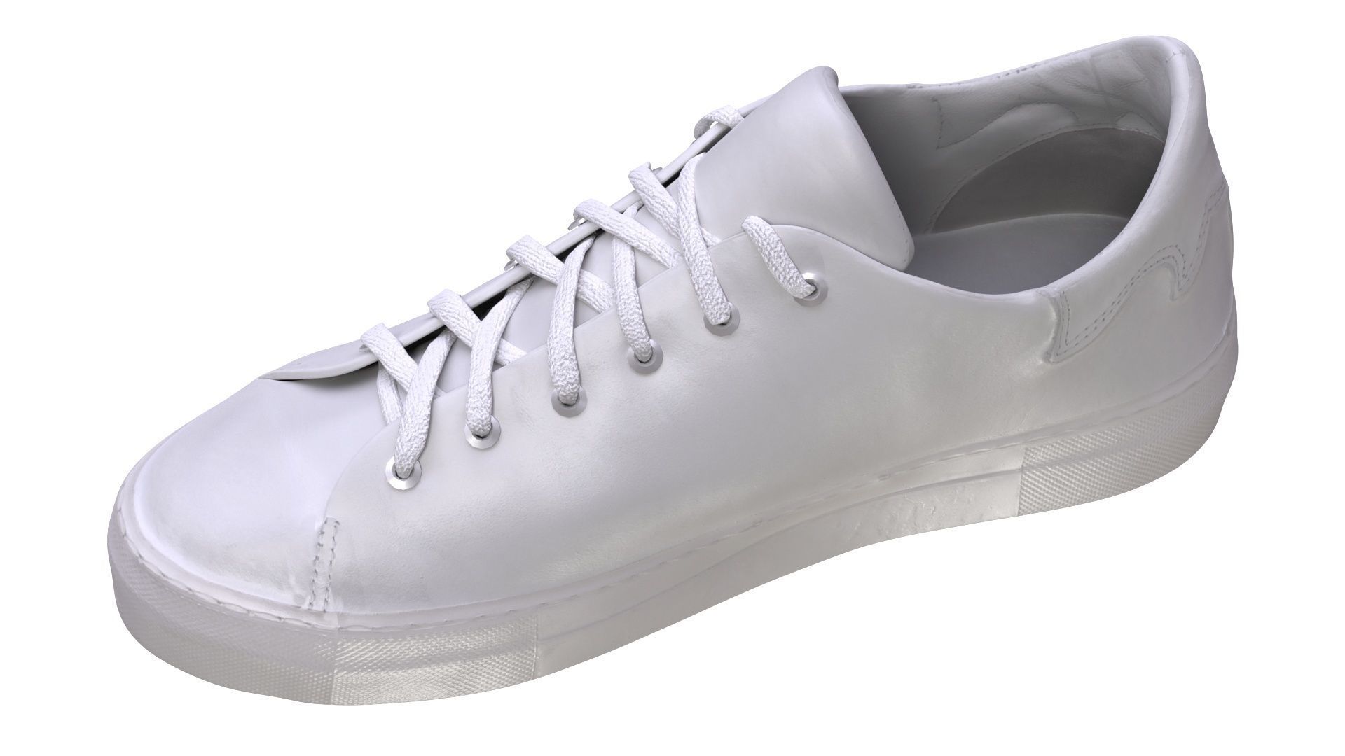 Sneakers Low-poly 3D model_7