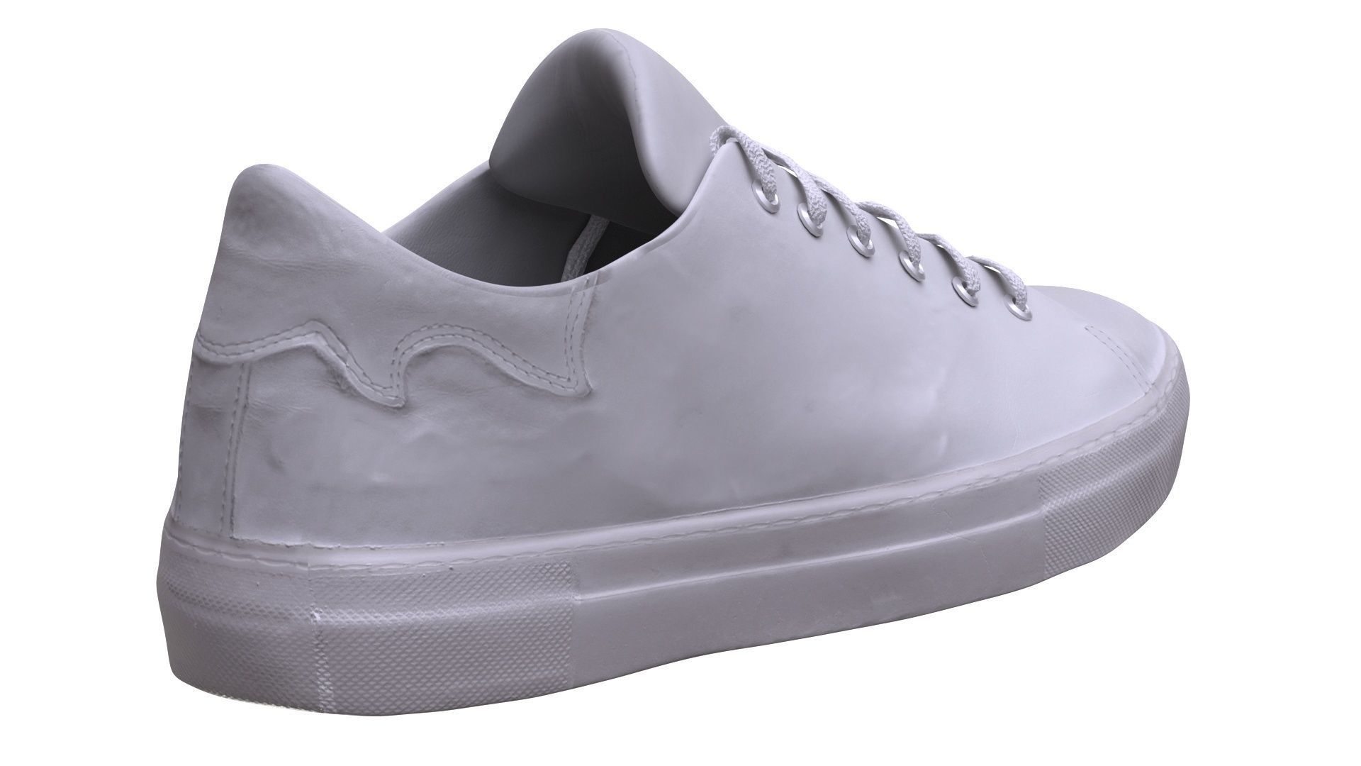 Sneakers Low-poly 3D model_9