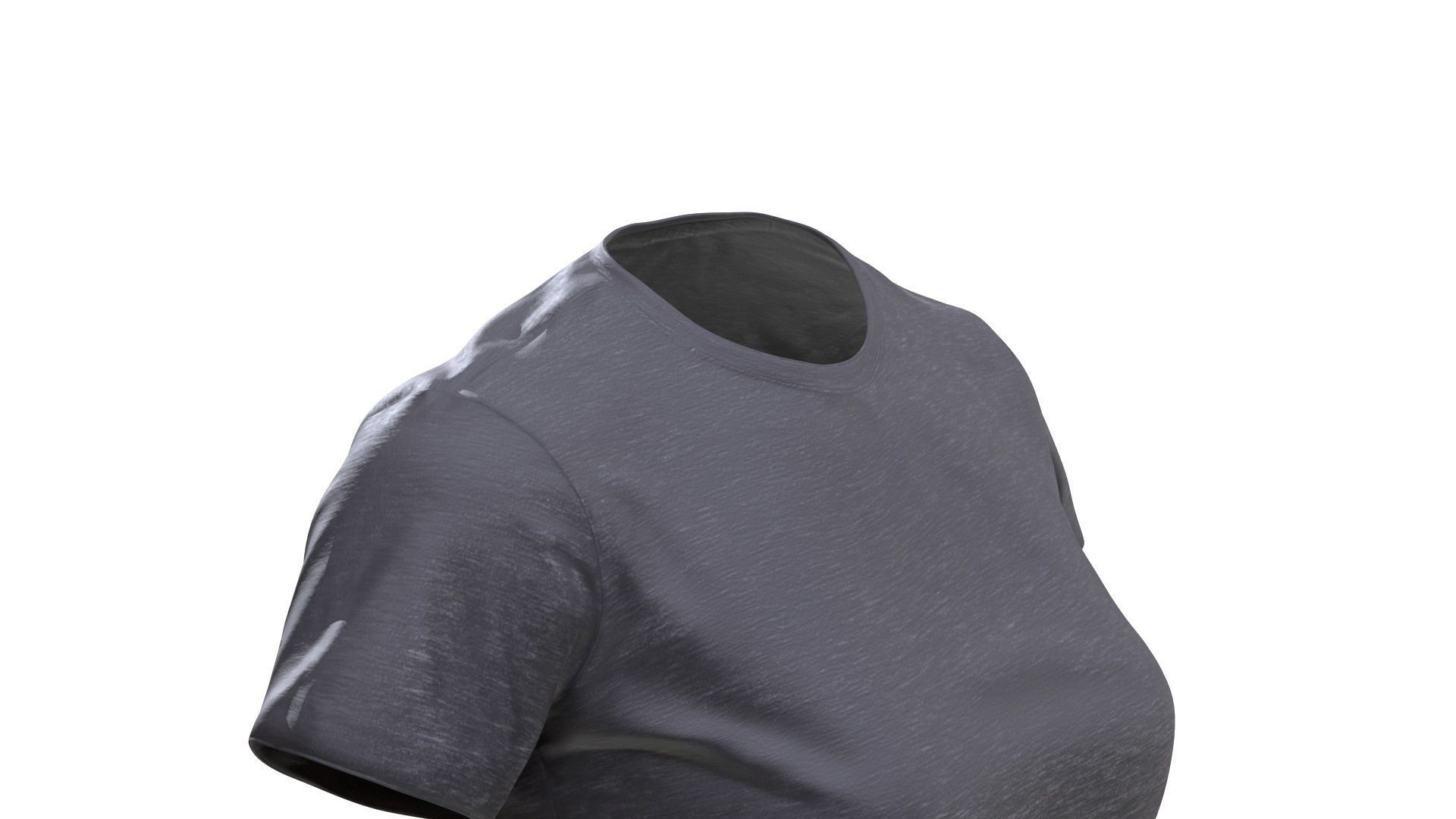 Tshirt Low-poly 3D model_9
