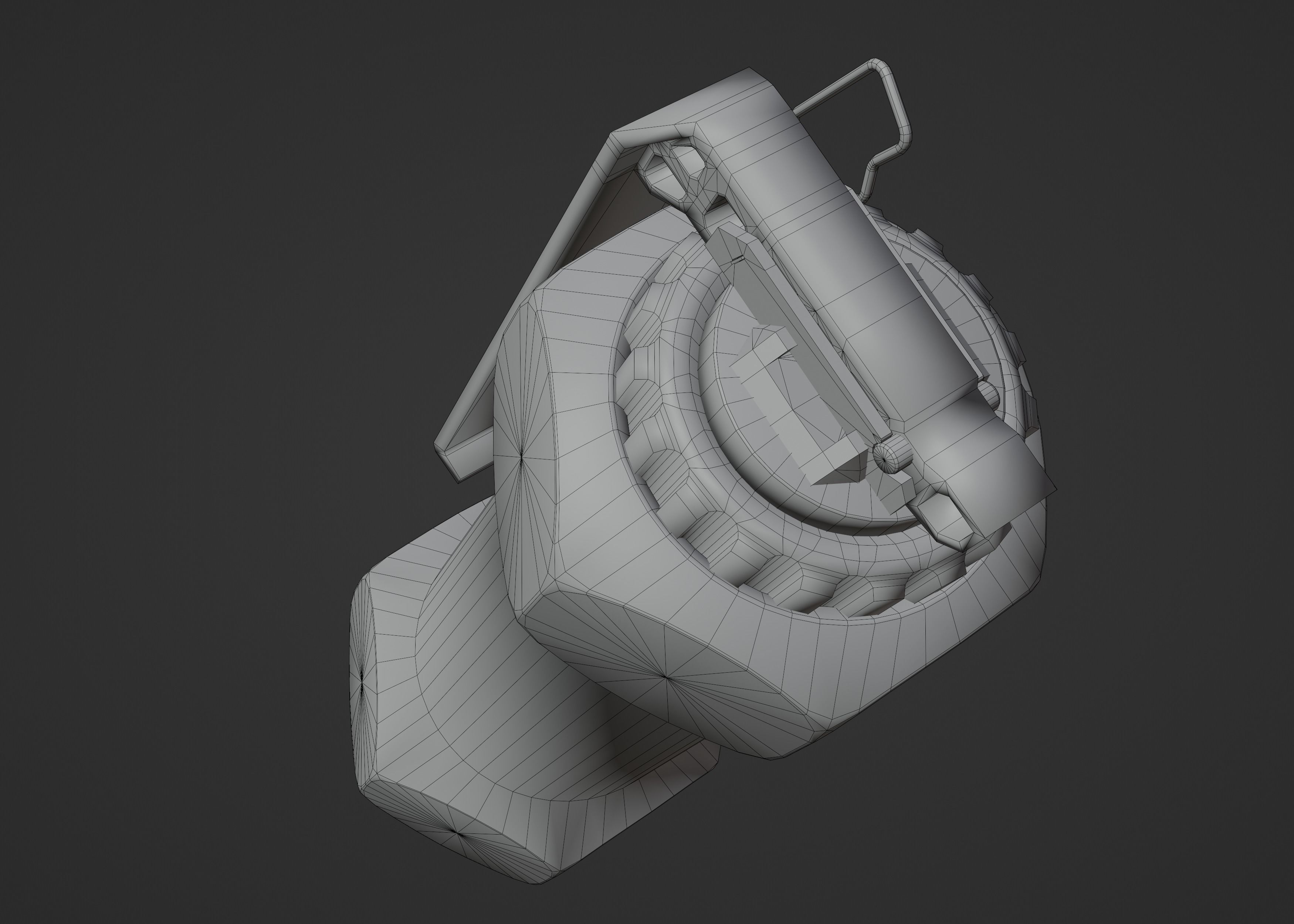 Cyberpunk FlashGranade Low-poly 3D model_6