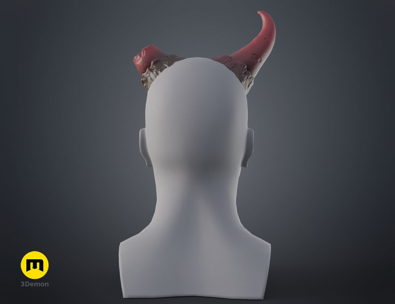 Broken horns 3D print model_2