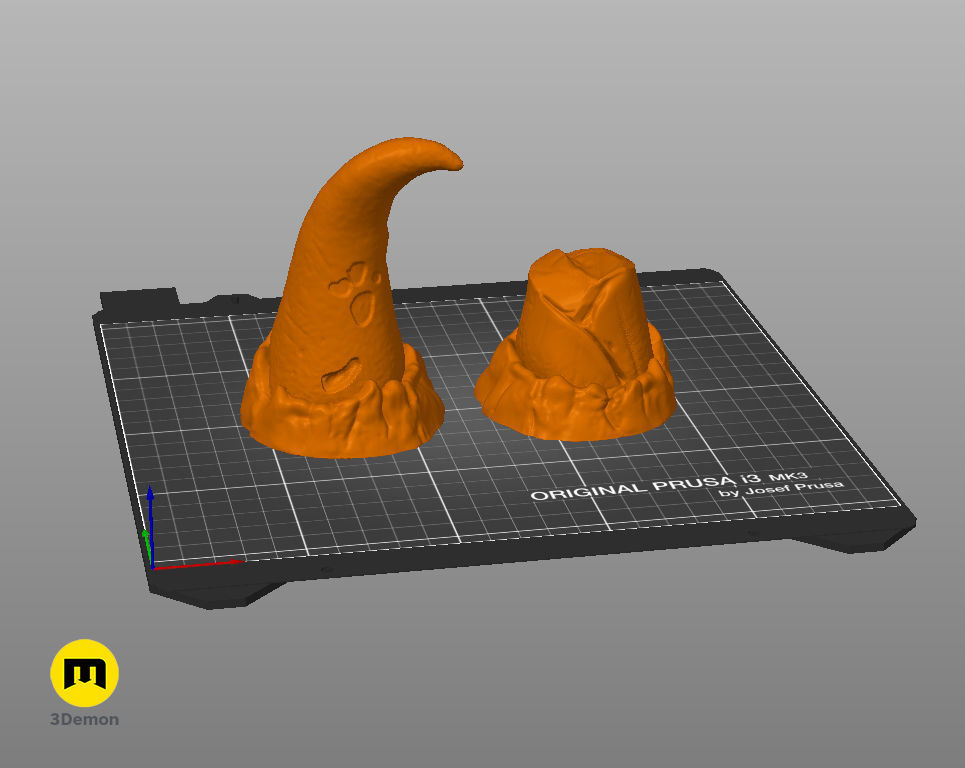 Broken horns 3D print model_4