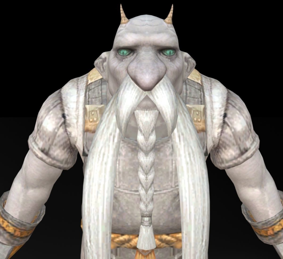 fantasy halfling dwarves warrior Low-poly 3D model_2