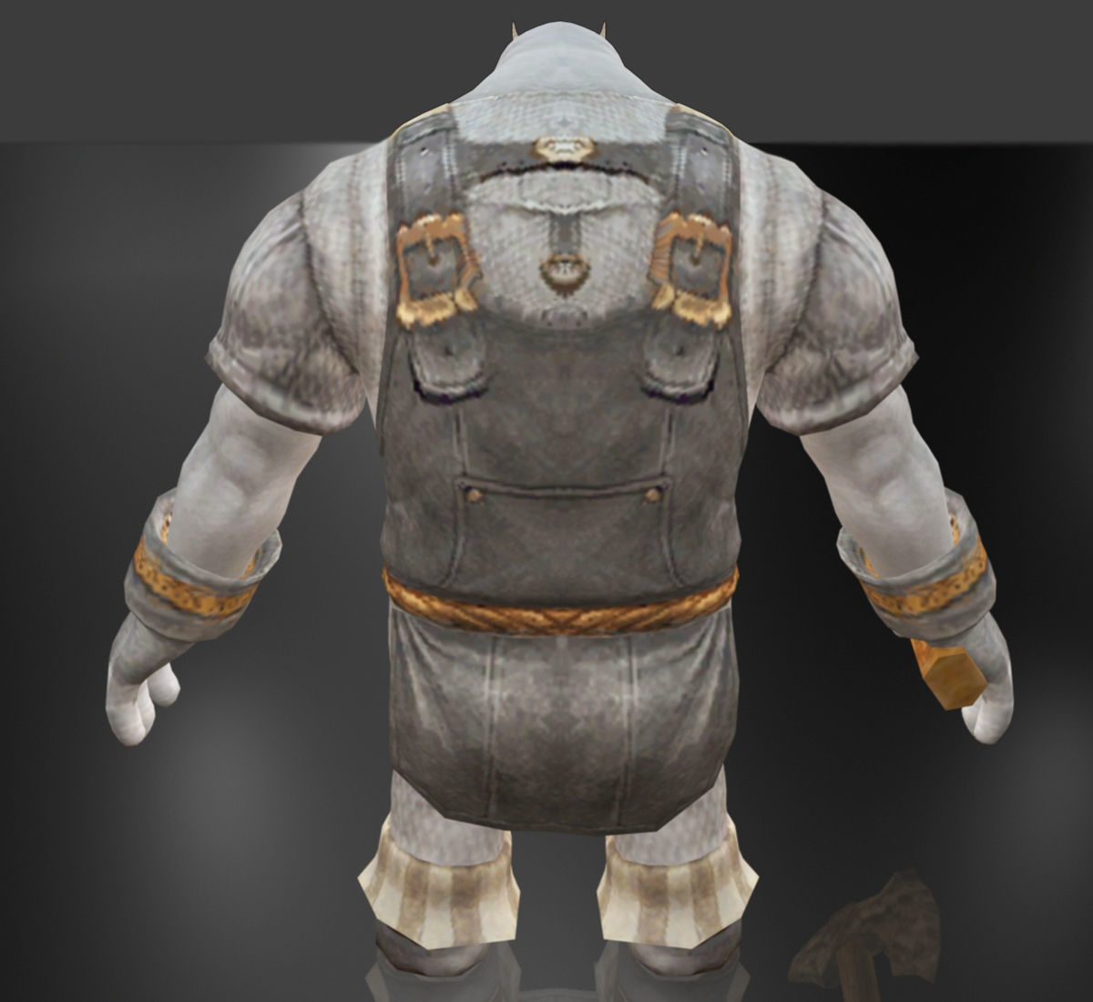 fantasy halfling dwarves warrior Low-poly 3D model_3