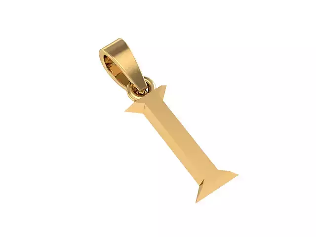 I letter pendant