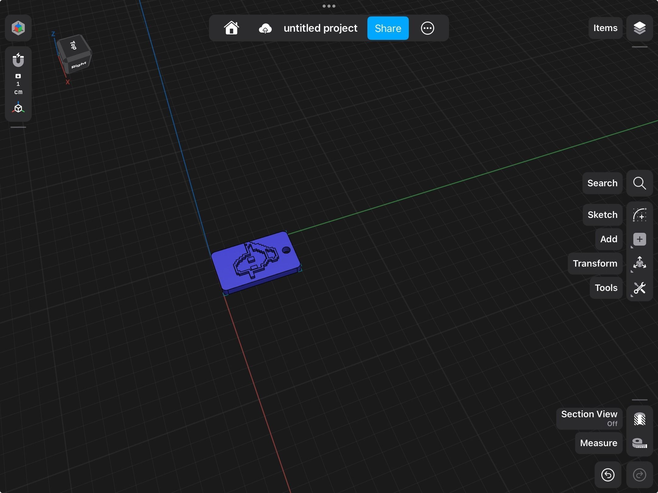 Simple keychain 3D print model_24