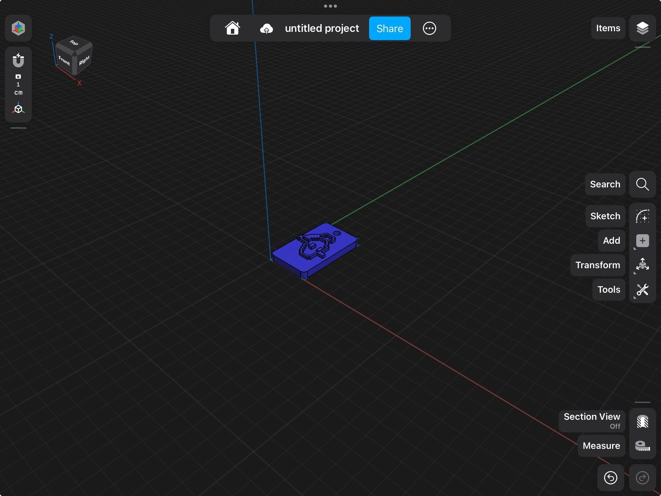 Simple keychain 3D print model_21