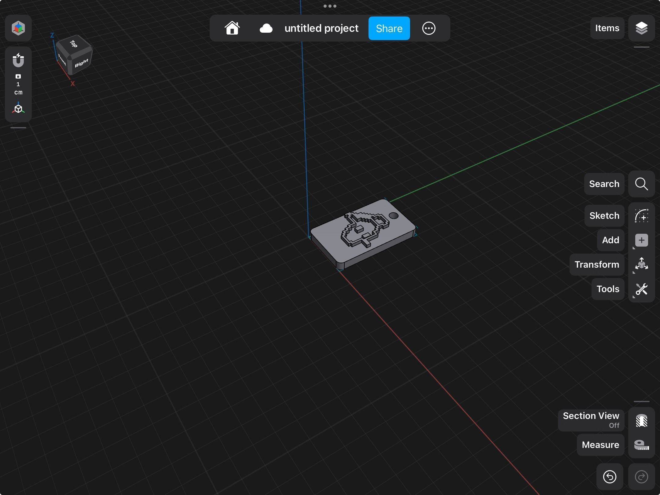 Simple keychain 3D print model_19