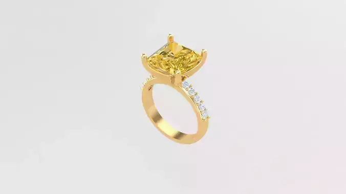 Ring Girl  3D print model