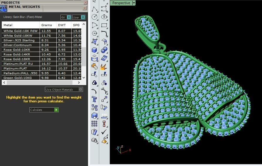Slipper necklace 3D print model_15