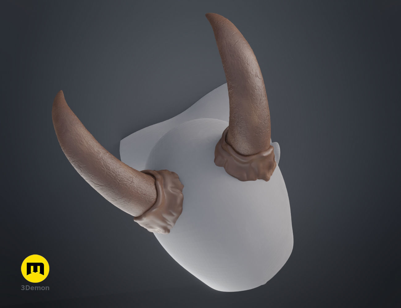Succubus horns 3D print model_13