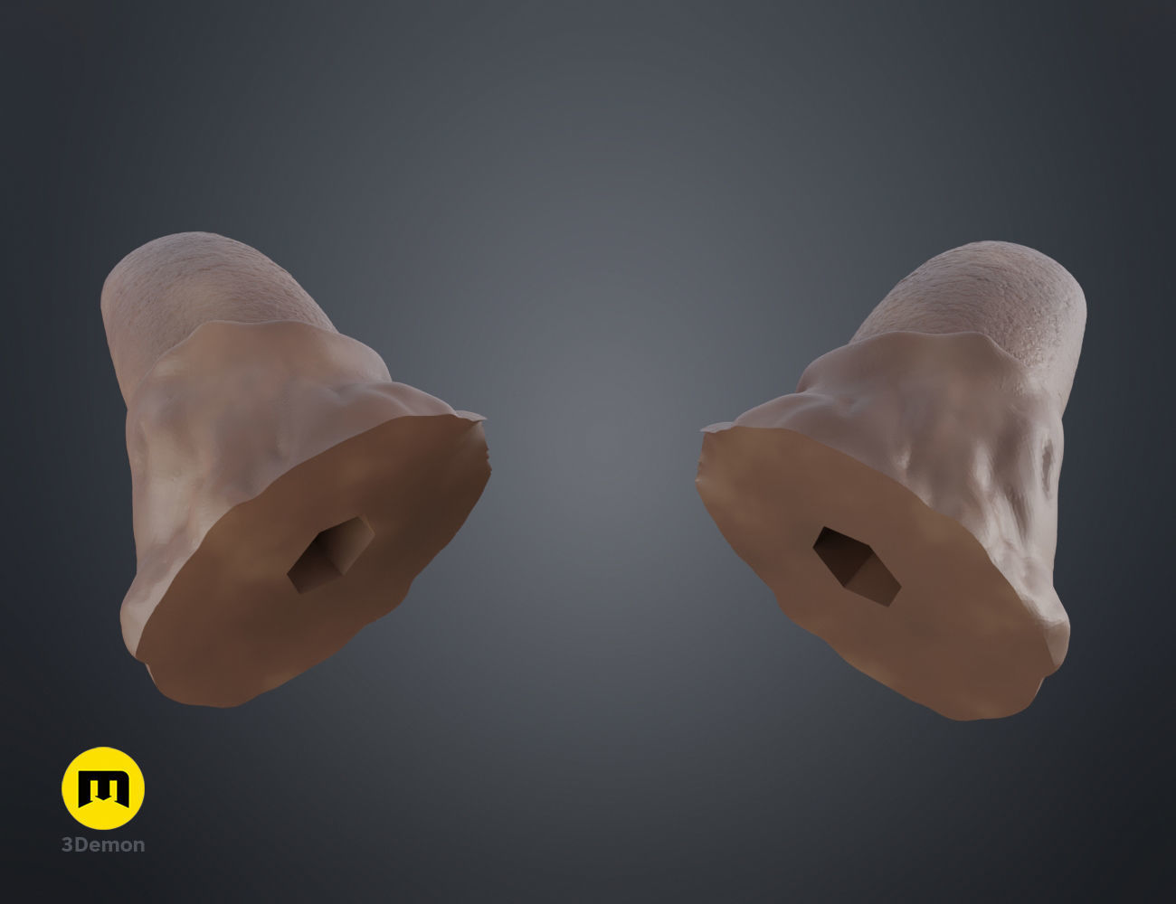 Succubus horns 3D print model_6