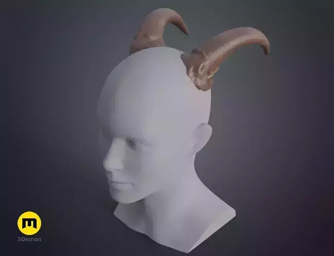 Succubus horns 3D print model Succubus horns 3D print model