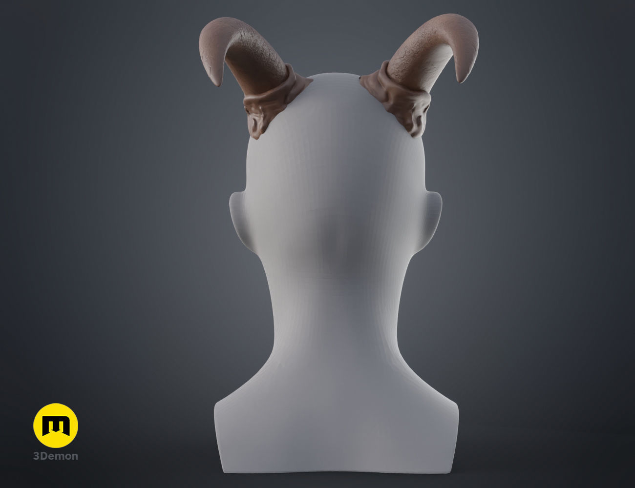 Succubus horns 3D print model_9