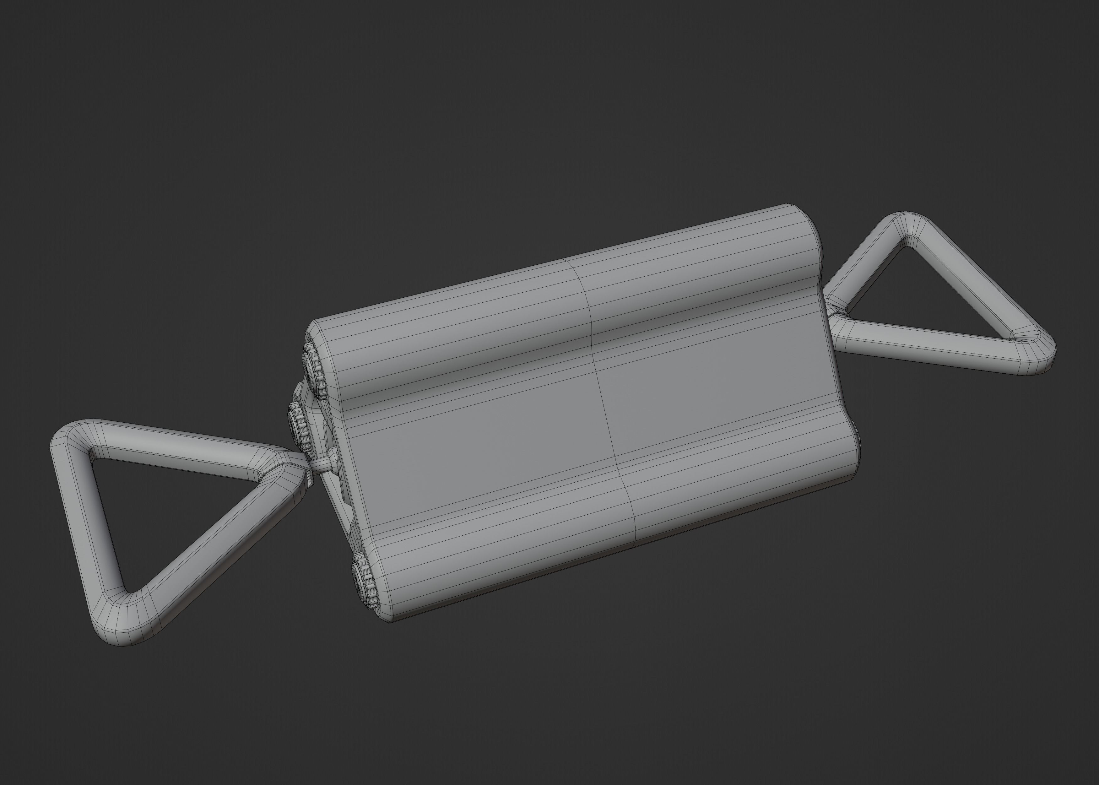 Cyberpunk Suprise Mine Low-poly 3D model_7