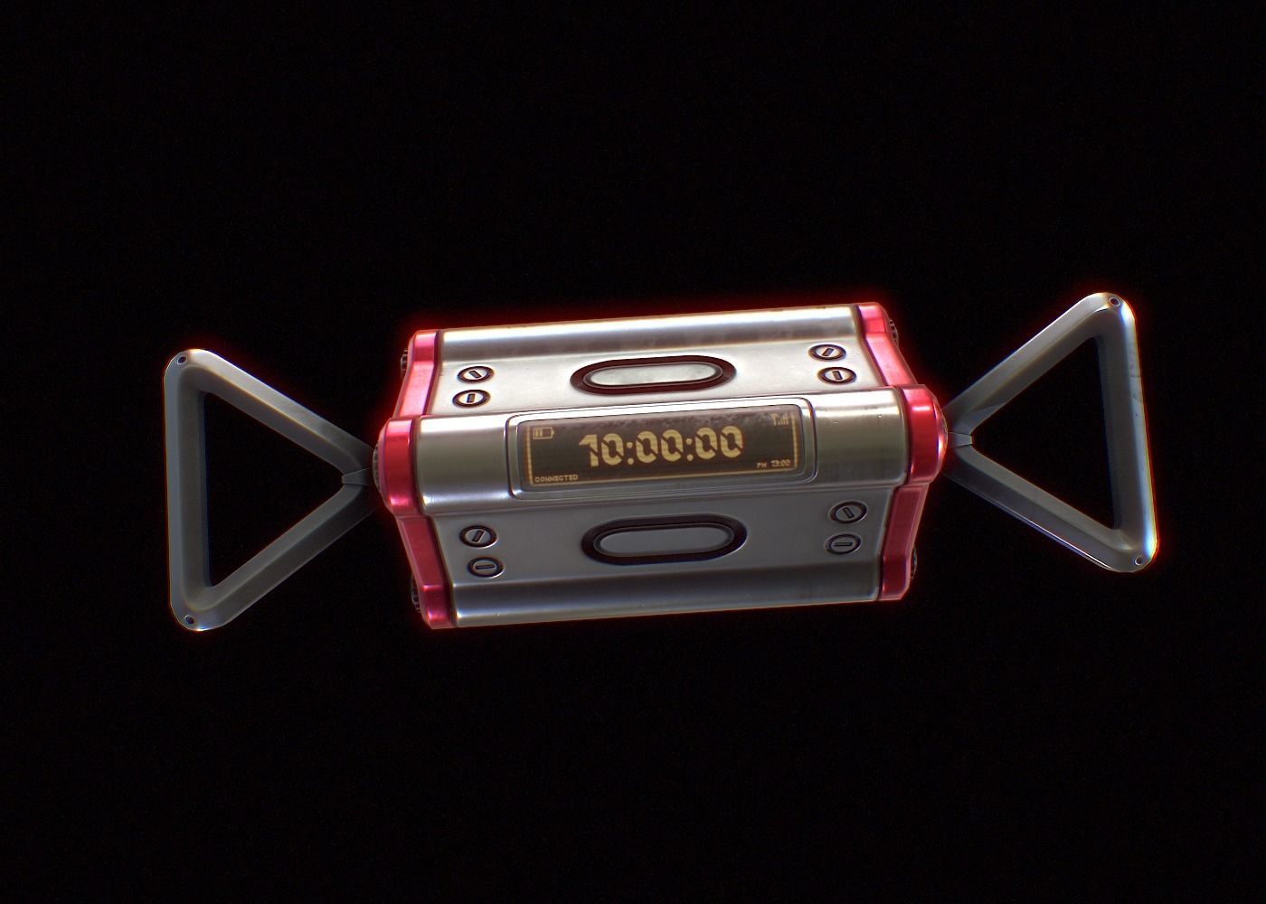 Cyberpunk Suprise Mine Low-poly 3D model_1