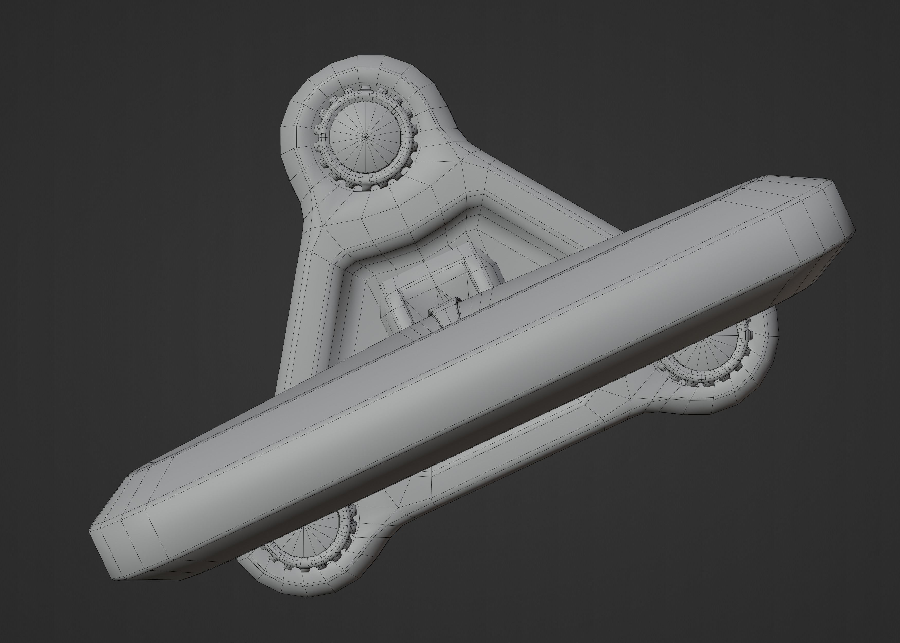 Cyberpunk Suprise Mine Low-poly 3D model_6