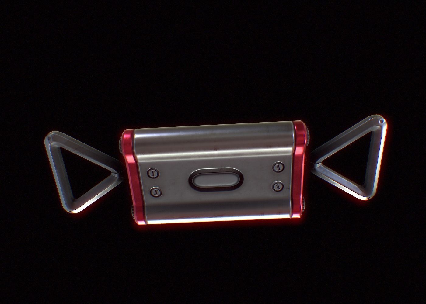 Cyberpunk Suprise Mine Low-poly 3D model_4