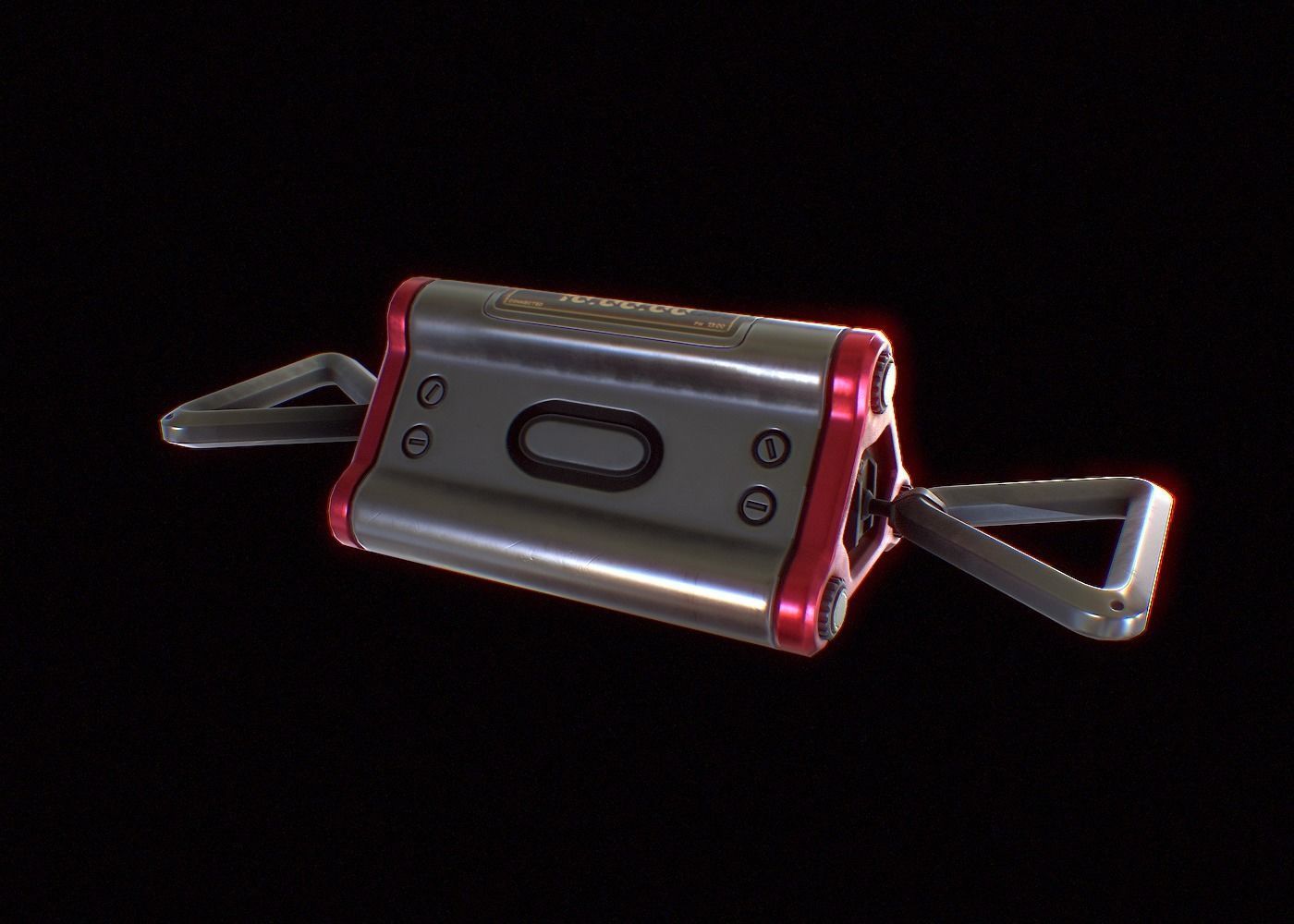 Cyberpunk Suprise Mine Low-poly 3D model_2