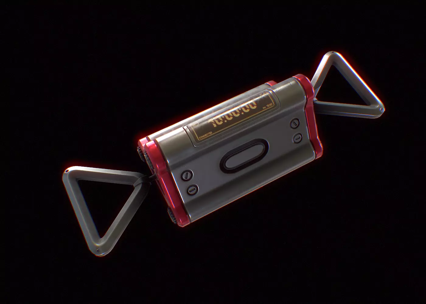 Cyberpunk Suprise Mine Low-poly 3D model_0