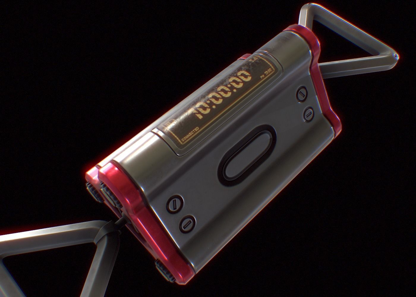 Cyberpunk Suprise Mine Low-poly 3D model_5