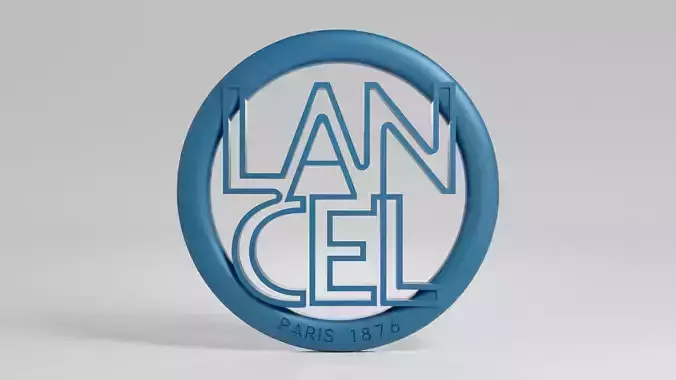 Lancel Paris Brand Logo cobalt