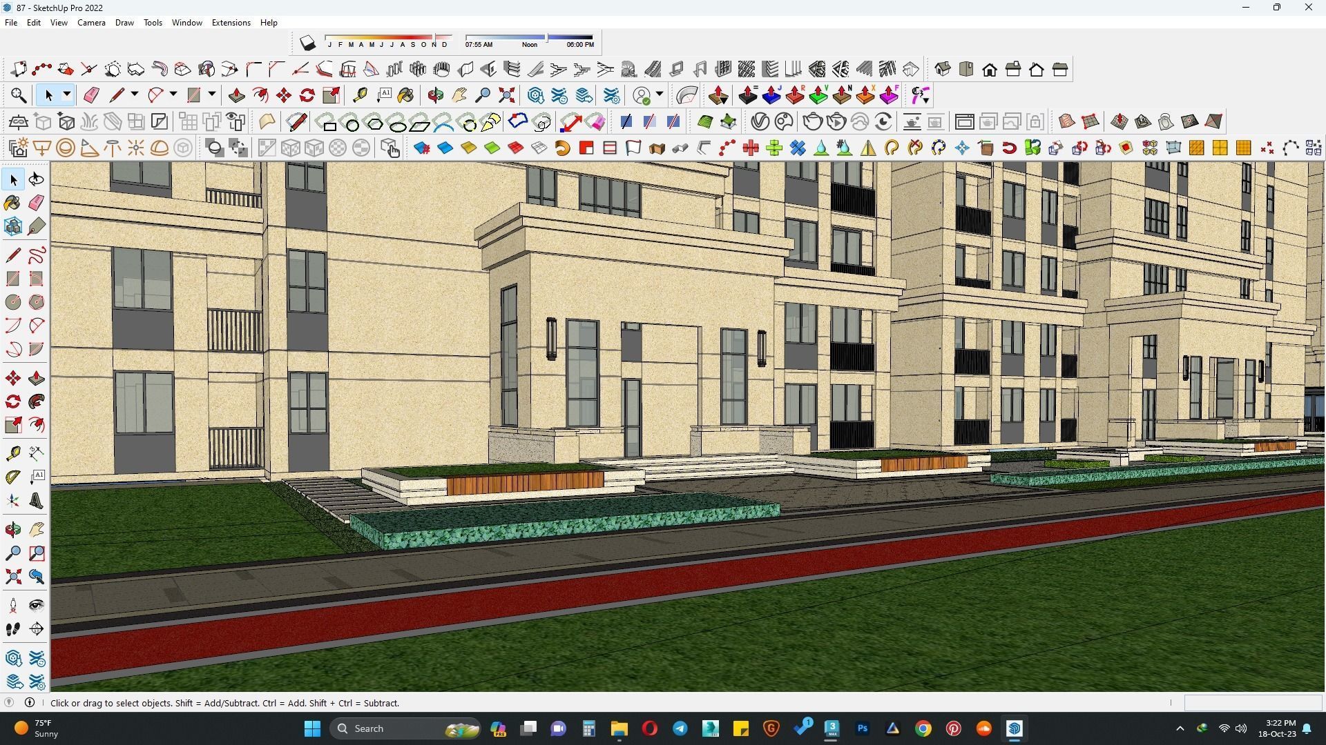 Architecture undergraduate thesis of housing complex highrise 3D model_3