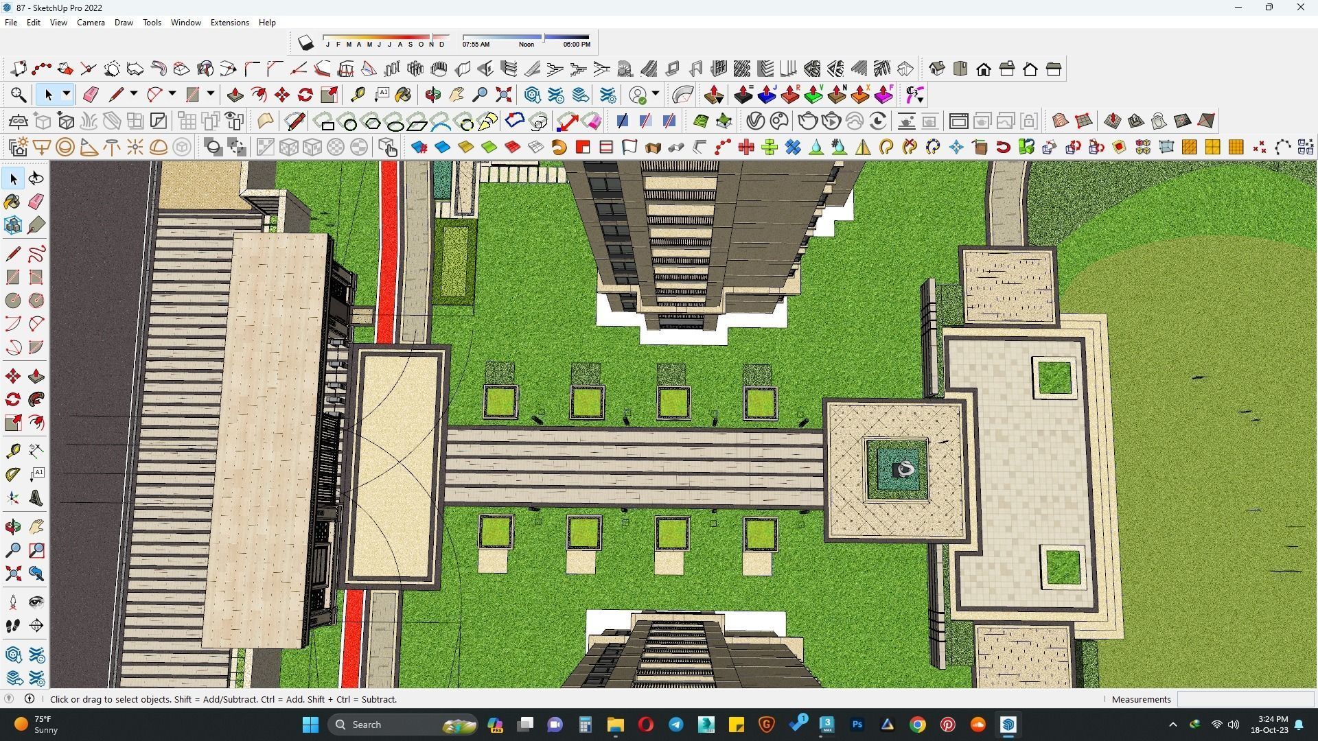 Architecture undergraduate thesis of housing complex highrise 3D model_11