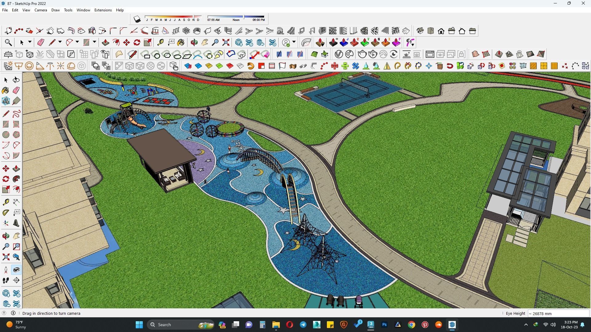 Architecture undergraduate thesis of housing complex highrise 3D model_5