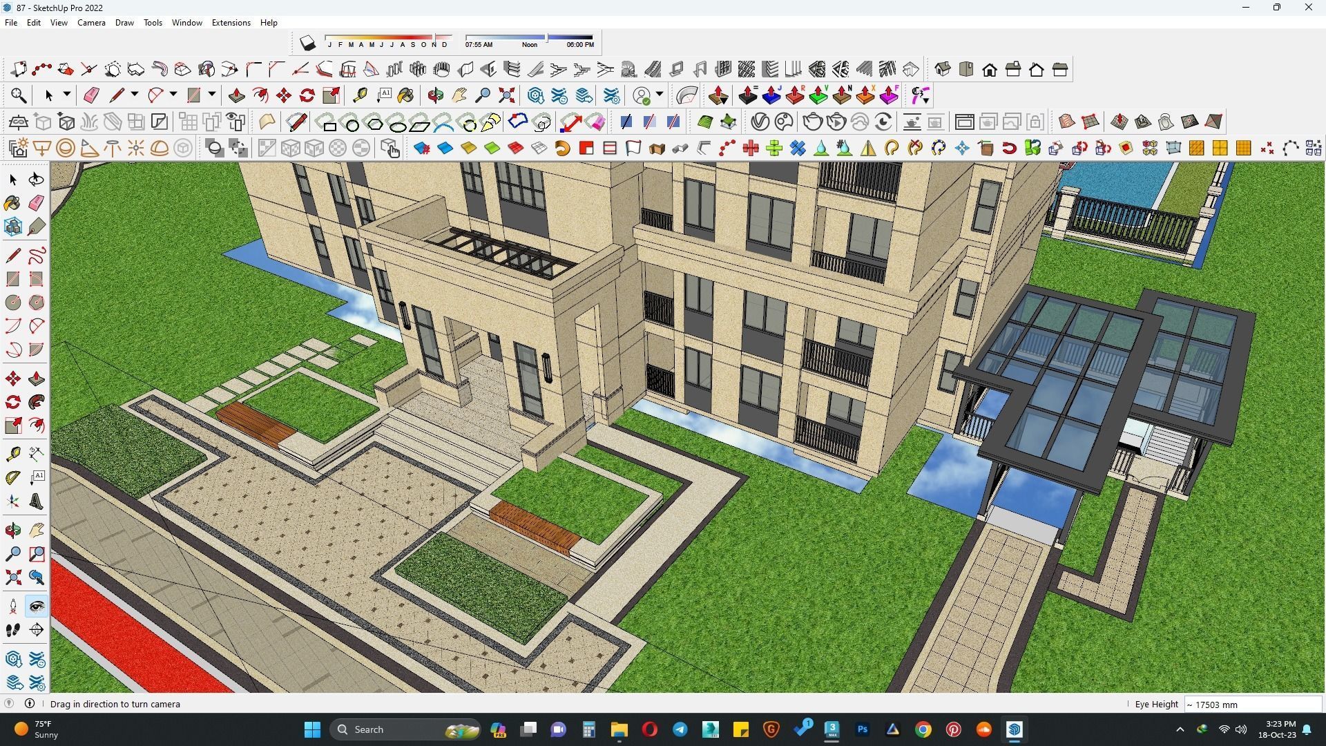 Architecture undergraduate thesis of housing complex highrise 3D model_6