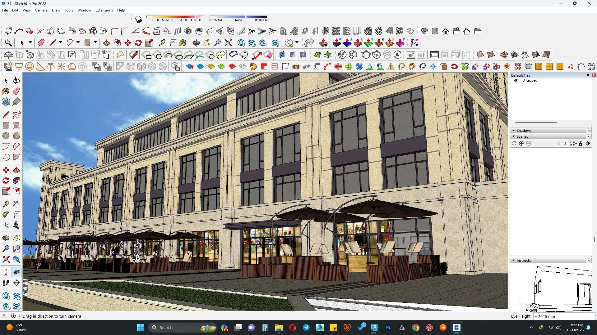 Architecture undergraduate thesis of housing complex highrise 3D model_2