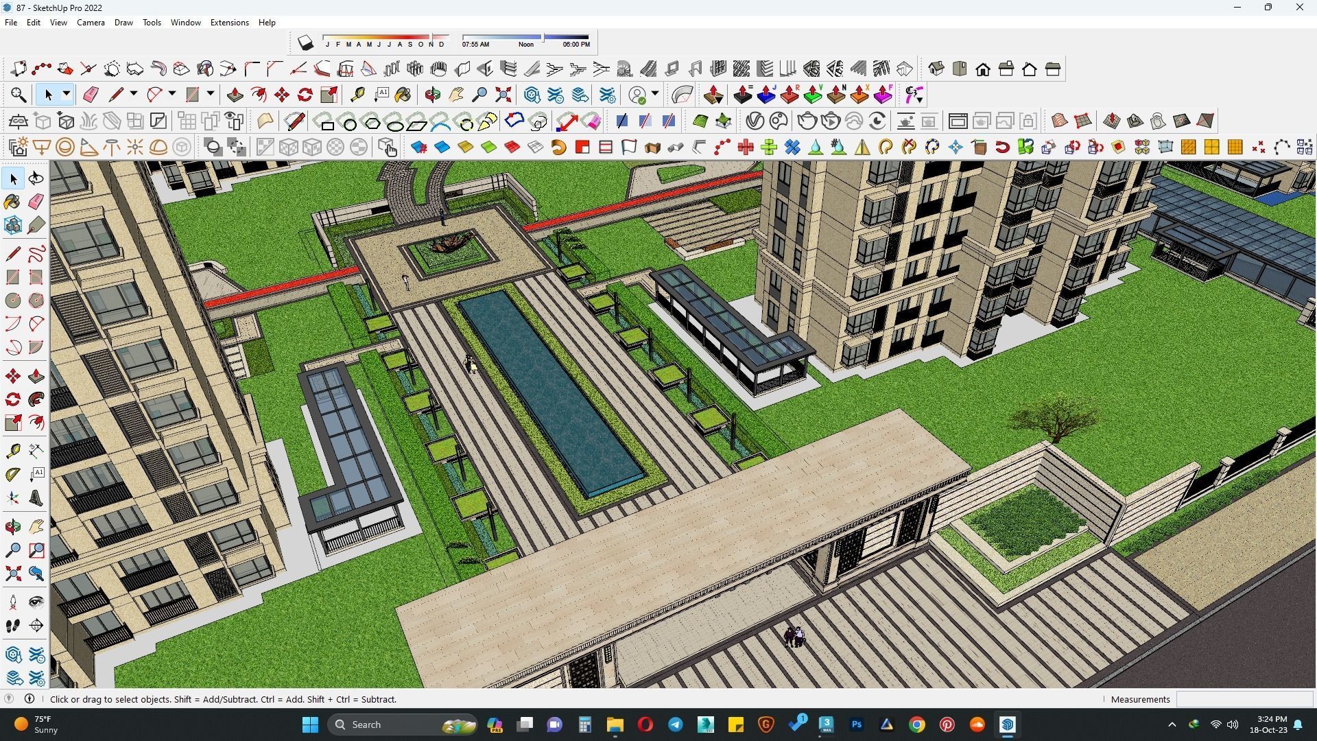 Architecture undergraduate thesis of housing complex highrise 3D model_10