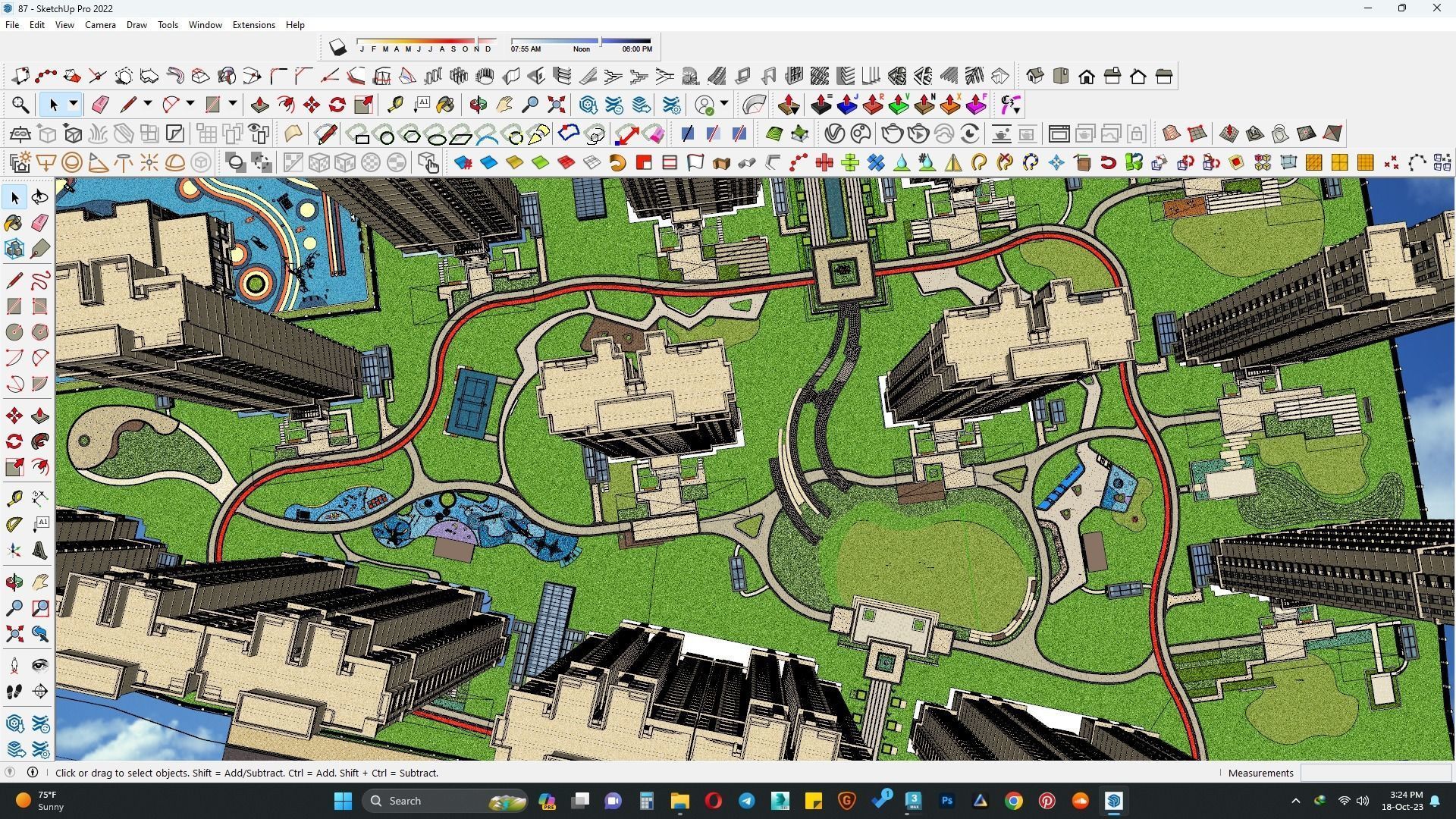 Architecture undergraduate thesis of housing complex highrise 3D model_12