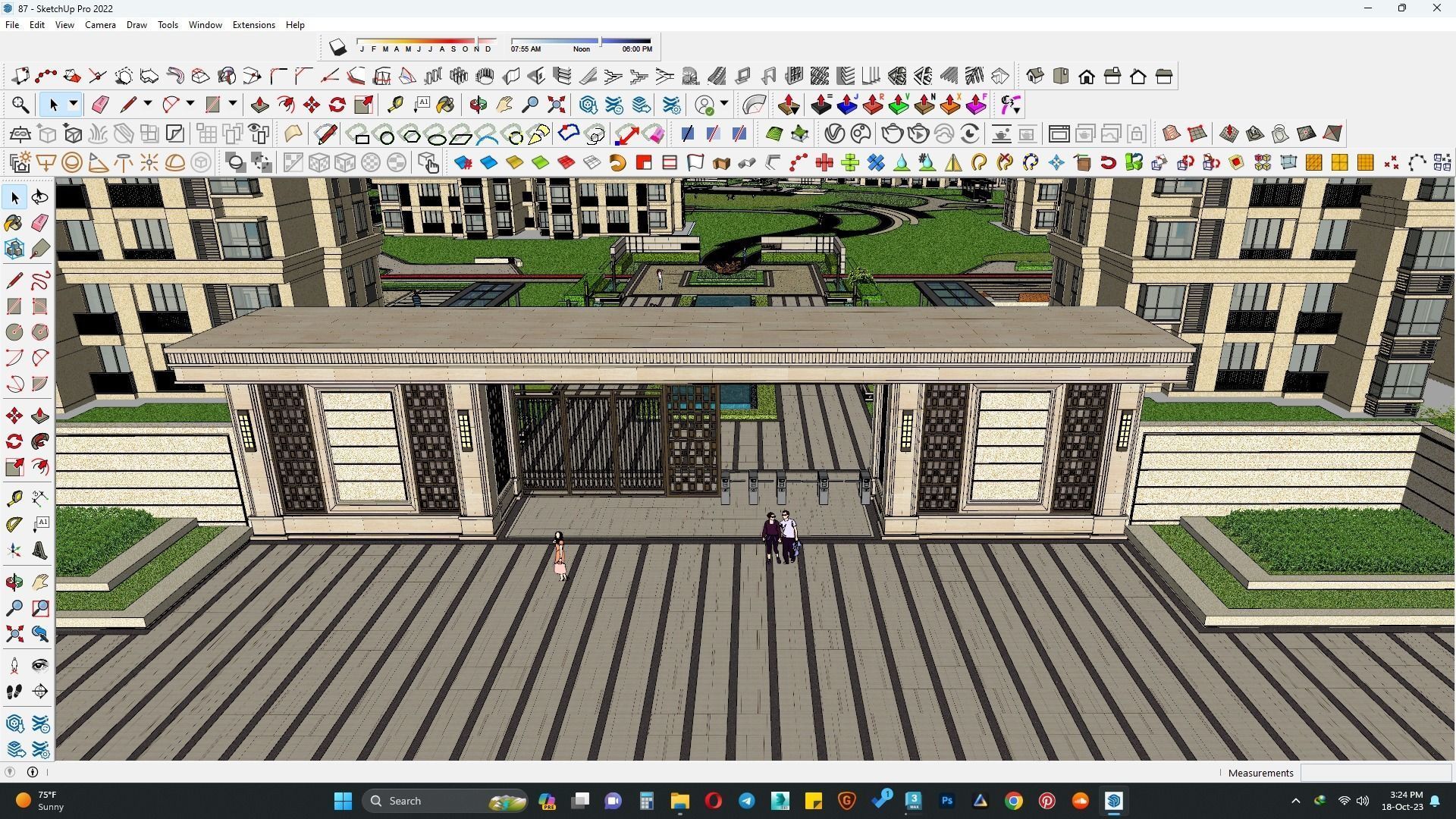 Architecture undergraduate thesis of housing complex highrise 3D model_9