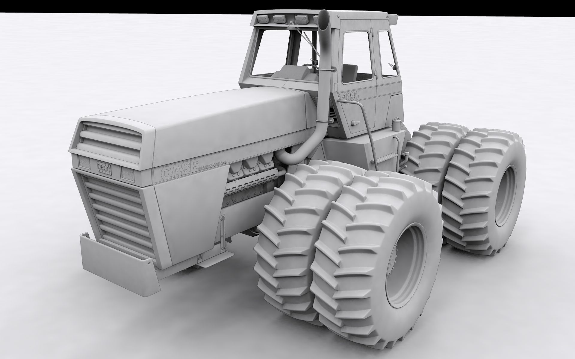 JI Case 4994 1984 Tractors 3D Model Collection CGTrader