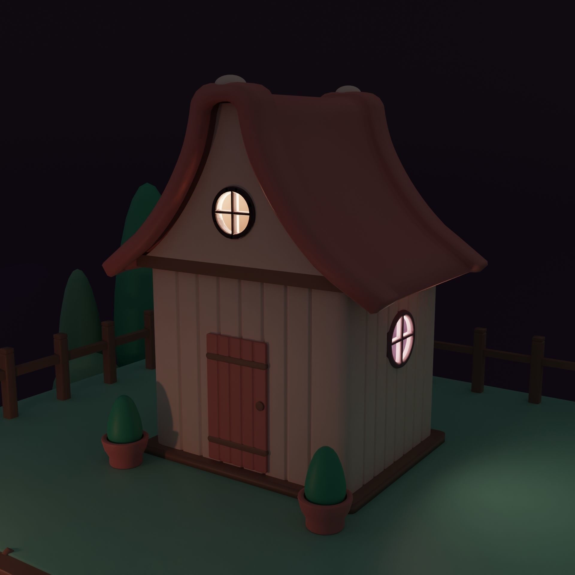 Stylize House 3D model_4