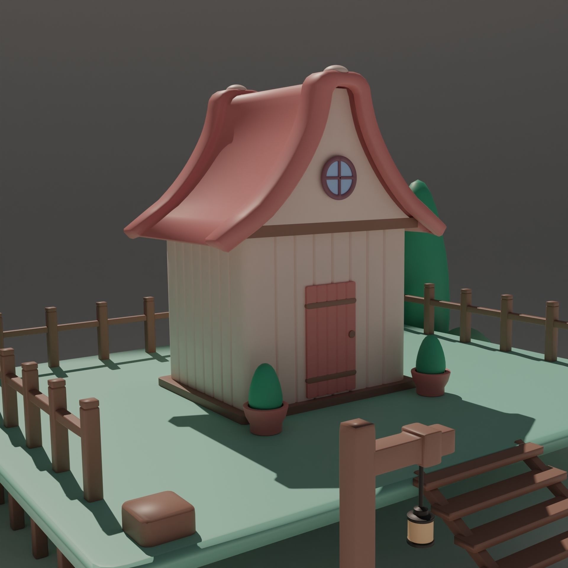 Stylize House 3D model_5