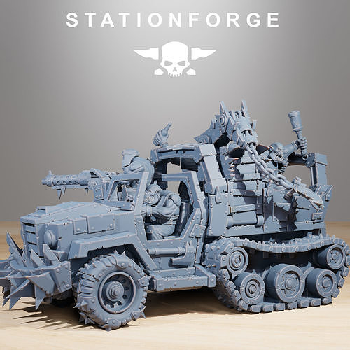 Orkaz Party Wagon 3D print model 7