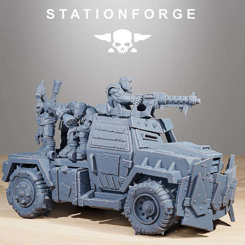 Orkaz Party Wagon 3D print model 2