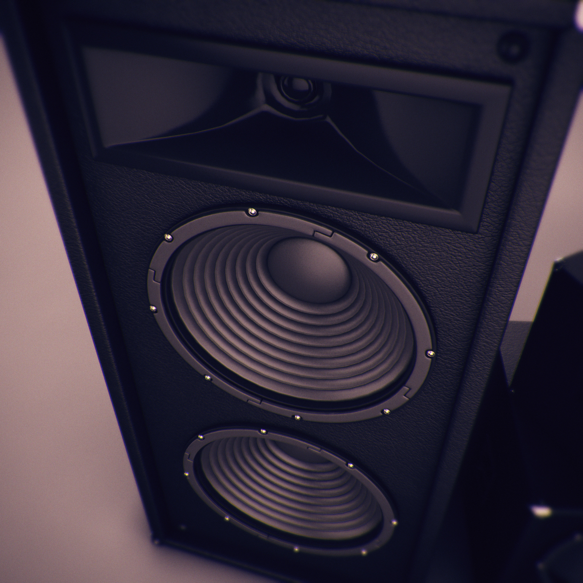 Speakers three - three 3D model_3