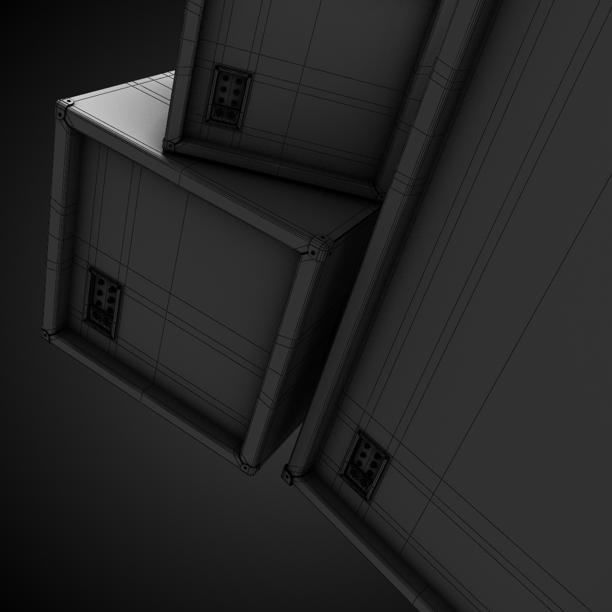 Speakers three - three 3D model_7