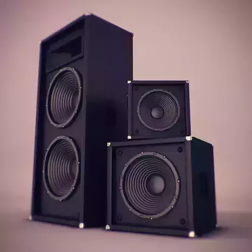 Speakers three - three