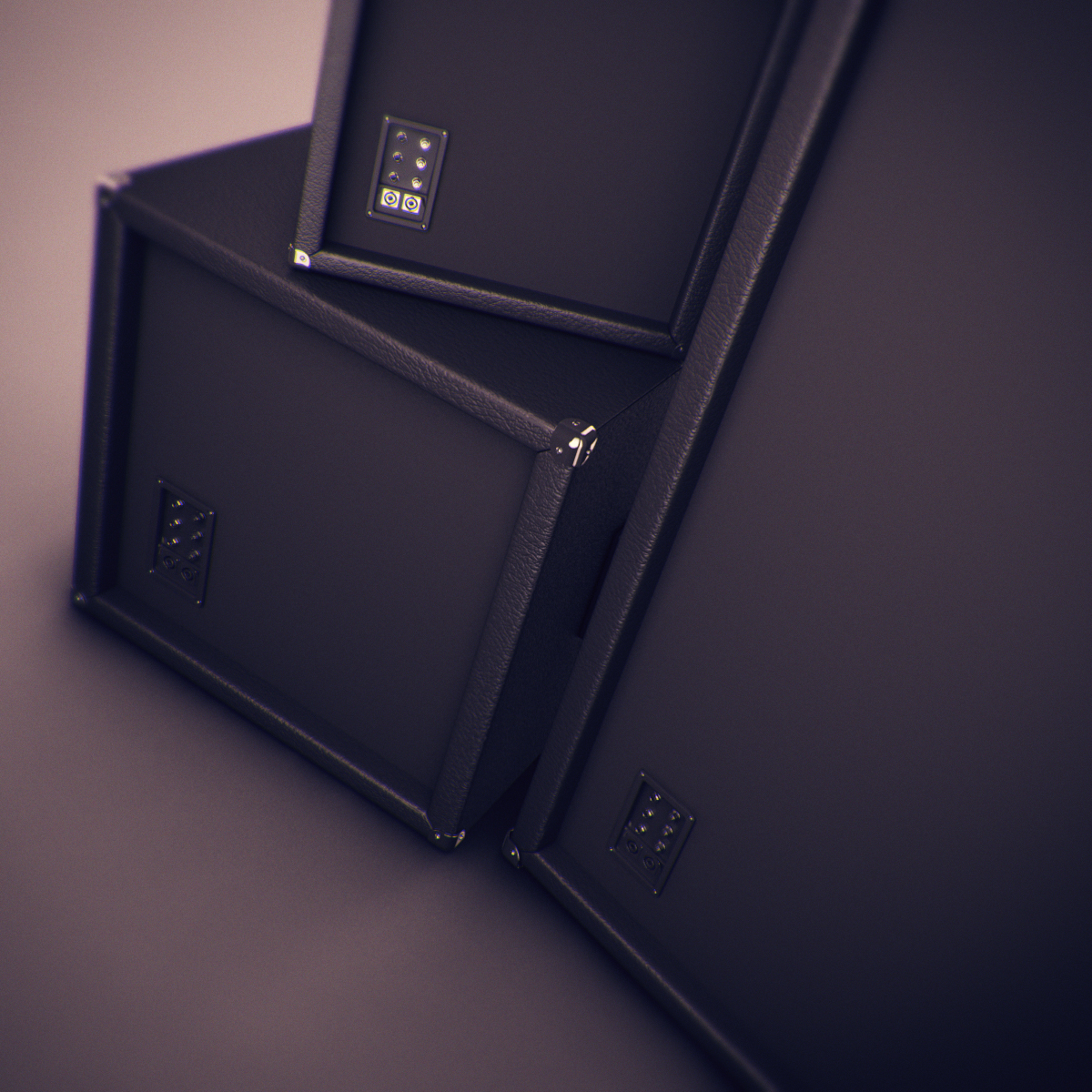 Speakers three - three 3D model_2