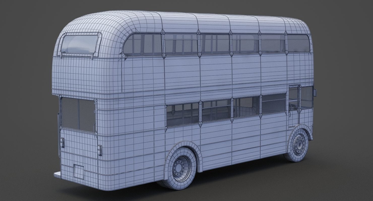 Double Decker Bus 3D model_18